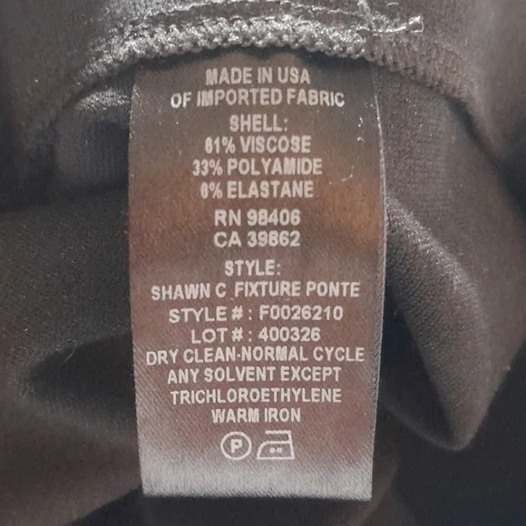 THEORY Shawn C fixture pointe Leggings black size M - Picture 6 of 15